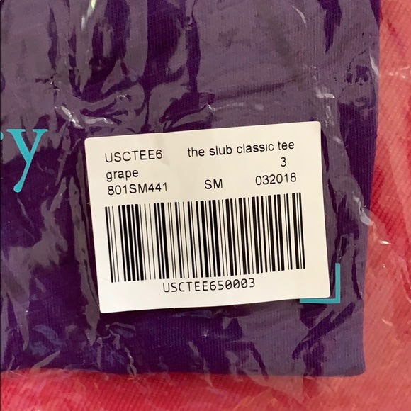 Primary slub classic cotton T-shirt grape purple - Picture 3 of 4